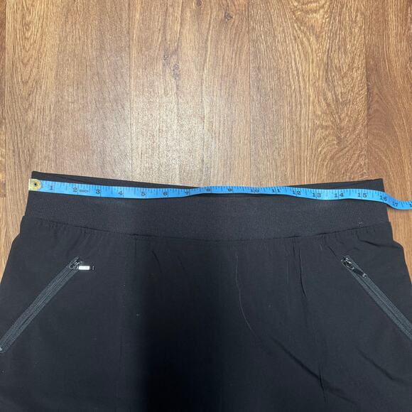 Chicos Zenergy Black Capri Pull On Active Casual Pants Womens Size 1/Medium/8 - Picture 10 of 11